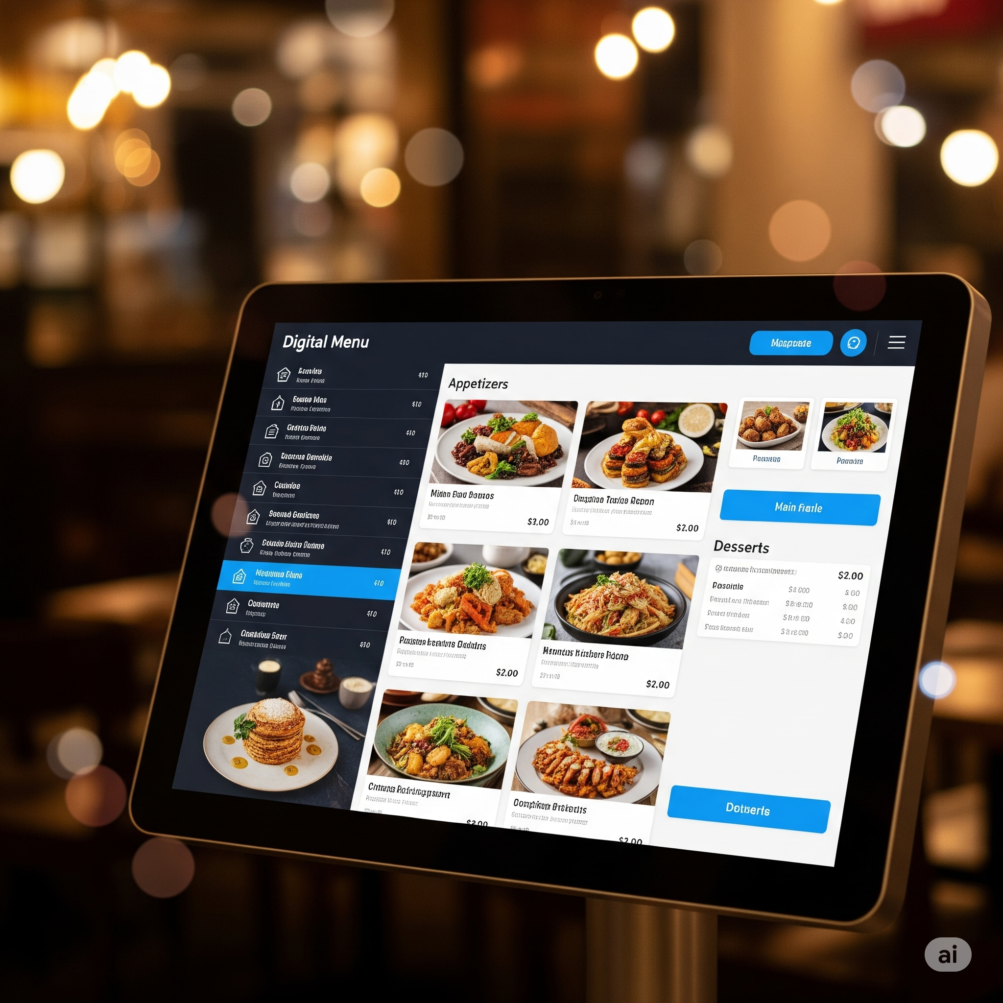 Plataforma de Cardápio Digital