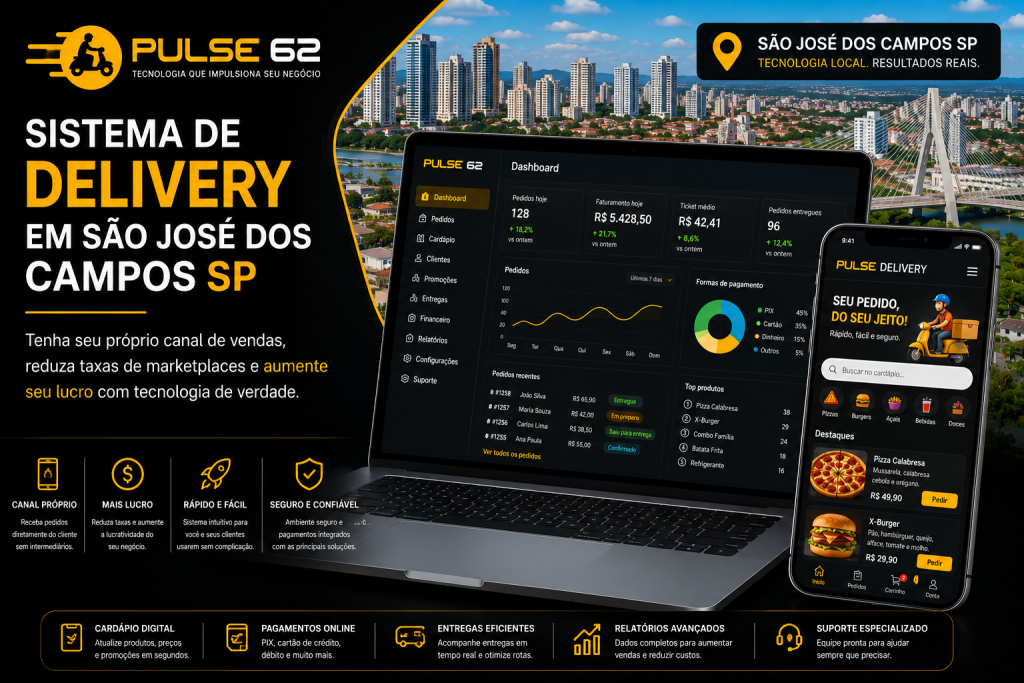 Sistema de Delivery em São José dos Campos SP