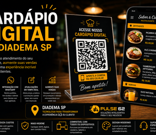 Cardápio Digital em Diadema SP