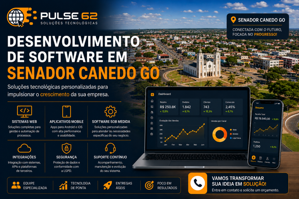 Desenvolvimento de Software em Senador Canedo GO